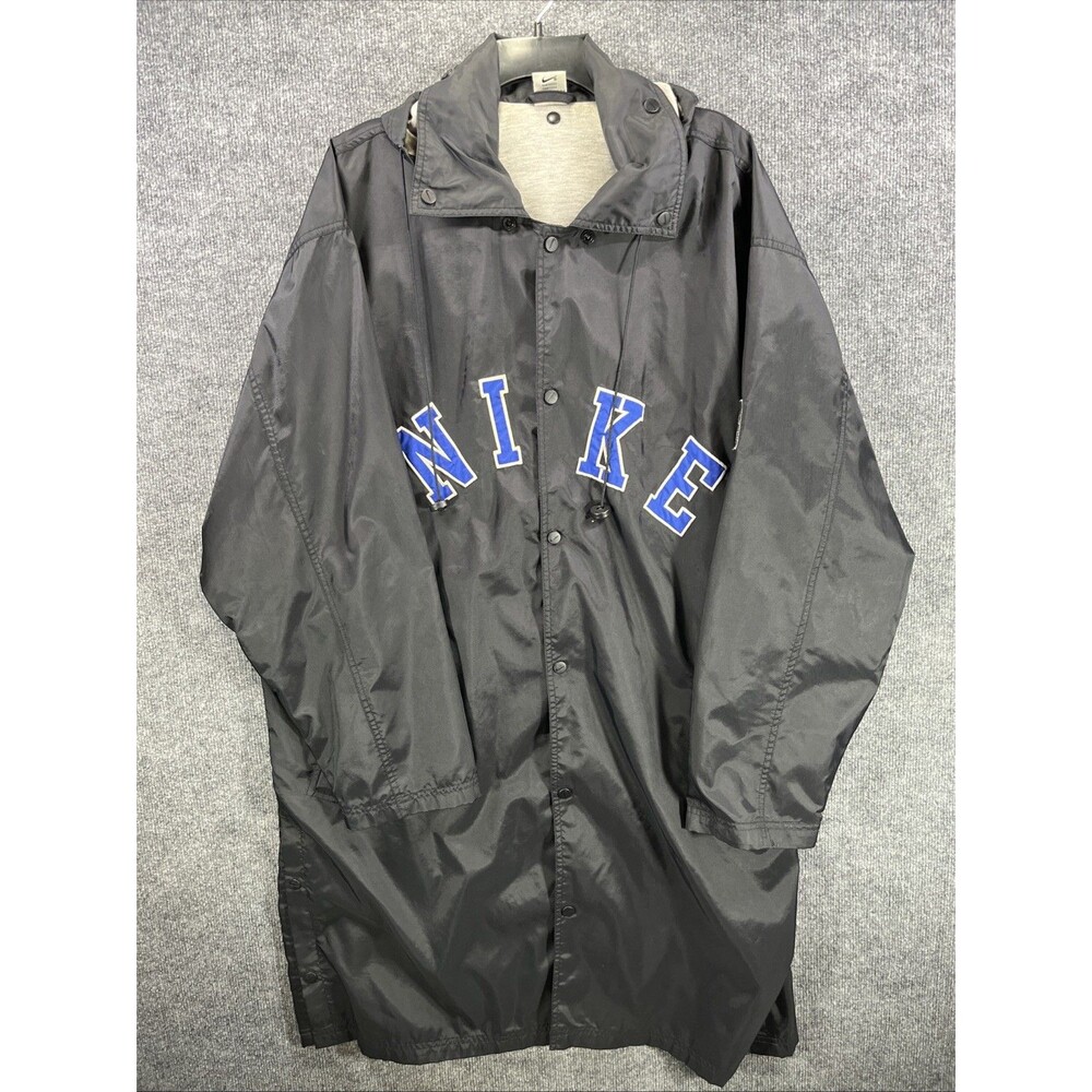 Vintage Rare Nike Swoosh By Nike Full-Length Stadium Parka  Black Men’s XL 90s
